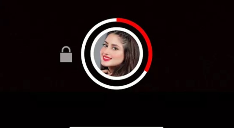To record the video long press the record button the scree of the app.