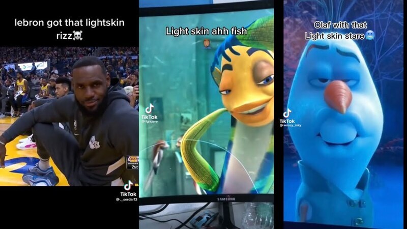 Compilation of Lightskin Stare video on YouTube